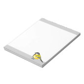 イエローバードパルスカ専攻のートゥーンイラストレーション ノートパッド (回転)