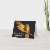 イエローバードワイルドライフかわいらしマコー カード (正面)