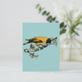 イエローバードヴィンテージイラストレーションの精緻化 ポストカード (スタンド正面)