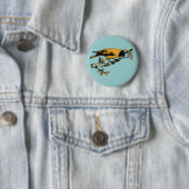 イエローバードヴィンテージイラストレーションの精緻化 缶バッジ (インサイチュ)