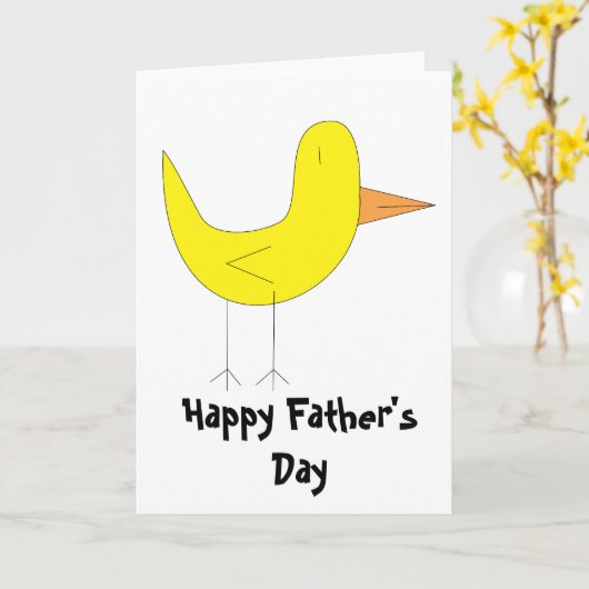 イエローバード カード (黄色い花)