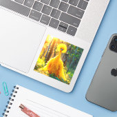 イエローバード シール (ノートパソコンとiPhone)