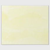 イエローパステルウォーターカラーラッピング紙 ラッピングペーパー (フラット)