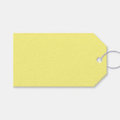 イエローパステルギフトラベル ギフトタグ (正面(横))