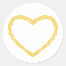 イエローパステルハートシャルボードキッドドロウニング