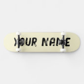 イエローパステル調の美観 スケートボード (横)