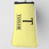 イエローパターモノグラムのゴルフヘッドカバー ゴルフヘッドカバー (回転90)