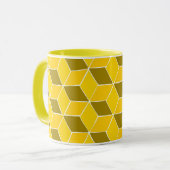 イエローパターンマグ マグカップ (正面左)