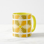 イエローパターンマグ マグカップ (正面右)
