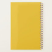 イエローパターンレモングリーン名プランナー プランナー手帳 (裏面)