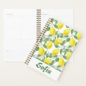 イエローパターンレモングリーン名プランナー プランナー手帳 (ディスプレー)