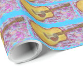 イエローパティーアコースティックギター ラッピングペーパー (ロールコーナー)