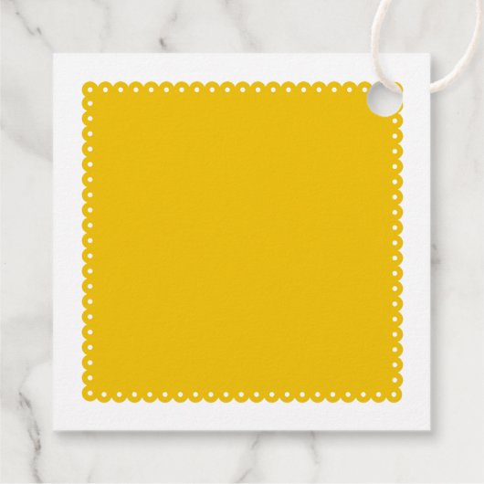 イエローパペル・ピカドは鳥結婚のフィエスタを愛する フェイバータグ (裏面)