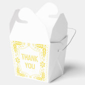 イエローパペル・ピカド・アートありがとう赤ちゃんシャワー フェイバーボックス (オープン)