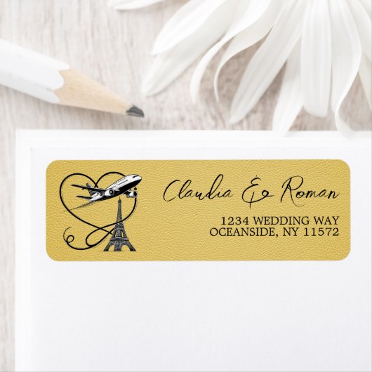 イエローパリパスポート ラベル (インサイチュ)