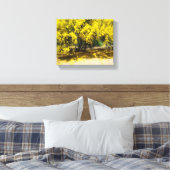 イエローパロヴェルデツリー キャンバスプリント (インサイチュ (寝室))