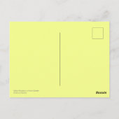 イエローパンジーかわいらしパンジー花サニーガーデン ポストカード (裏面)