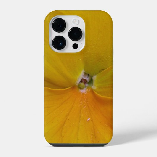 イエローパンジー iPhoneケース (裏面)