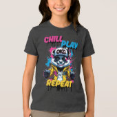 イエローパンダクールグラフィック トライブレンドＴシャツ (正面)