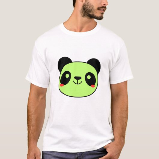 イエローパンダ愛好家ティーズ Tシャツ (正面)