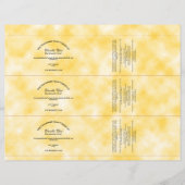 イエローパーチメント紙スタイルソープバンド/ラベル (正面)