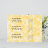 イエローパーチメント紙スタイルソープバンド/ラベル (スタンド正面)