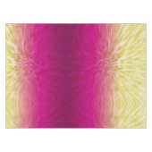 イエローパープルカーブ テーブルクロス (正面(横))