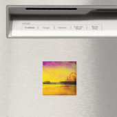 イエローパープルサンタモニカピア マグネット (インサイチュ (食洗機))