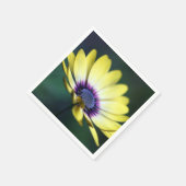 イエローパープルセンターペーパーナプキン スタンダードカクテルナプキン (角)