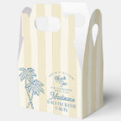 イエローパームスプリングパステルビーチバチェロレッテパーティー フェイバーボックス (見開き)