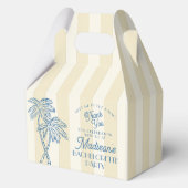 イエローパームスプリングパステルビーチバチェロレッテパーティー フェイバーボックス (裏面)