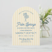 イエローパーム春パステルビーチバチェロレッテ 招待状 (スタンド正面)
