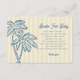 イエローパーム春パステルブックスベビーインサート エンクロージャーカード