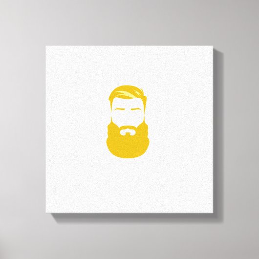 イエローヒゲキャンバスプリント キャンバスプリント (正面)