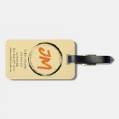 イエローヒップホップロットワイラー ラゲッジタグ (裏面横)