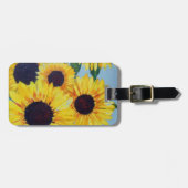 イエローヒマワリカスタムー ラゲッジタグ (正面横)