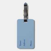 イエローヒマワリカスタムー ラゲッジタグ (裏面縦)