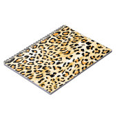 イエローヒョウ、手描き。 ノートブック (左側)