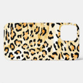 イエローヒョウ、手描き。 Case-Mate iPhoneケース (裏面 (横))