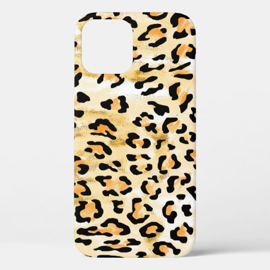 イエローヒョウ、手描き。 Case-Mate iPhoneケース (裏面)