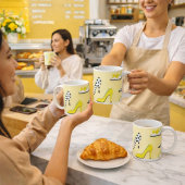 イエローヒールレディシック コーヒーマグカップ