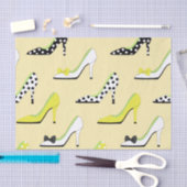 イエローヒール高ファッション 薄葉紙 (クラフト)