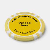 イエロービジネスブランドのトランプのポーカーチップ ポーカーチップ (シングル)