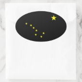 イエロービッグディッパー 楕円形シール (バッグ)