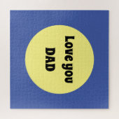 イエロービッグドット四角ステッカー ジグソーパズル (横)