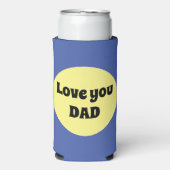 イエロービッグドット四角ステッカー スリム缶クーラー (Seltzer正面)