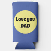 イエロービッグドット四角ステッカー スリム缶クーラー (裏面)