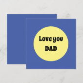 イエロービッグドット四角ステッカー 招待状 (正面/裏面)