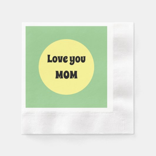 イエロービッグドット紙コースター 縁ありカクテルナプキン (正面)