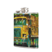 イエロービッグリグトラック&ハイウェイトラック フラスク (左)